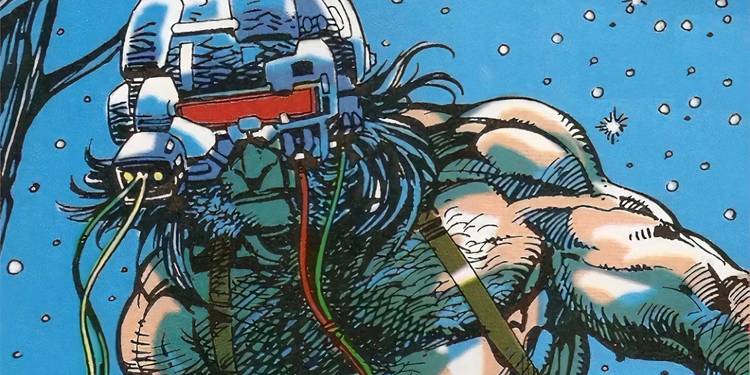 Wolverine wearing his weapon X visor in Marvel Comics