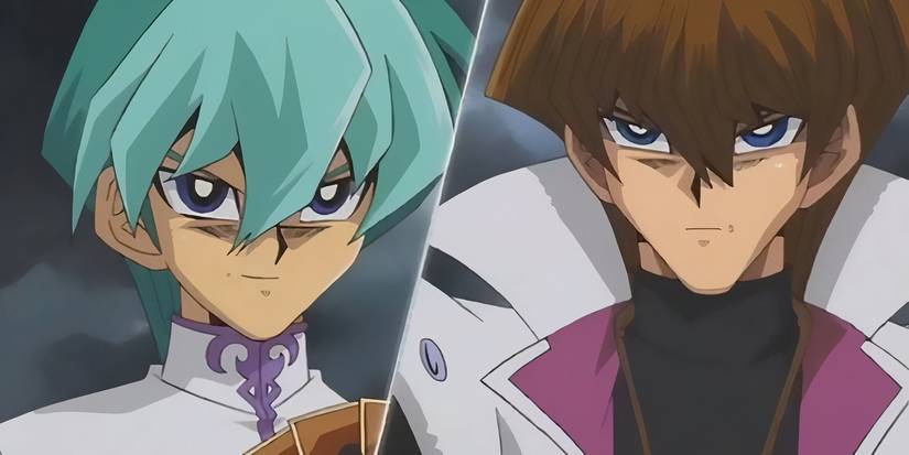 Noah and Seto Kaiba Dueling