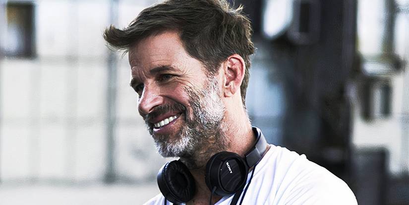 Zack Snyder wearing headphones