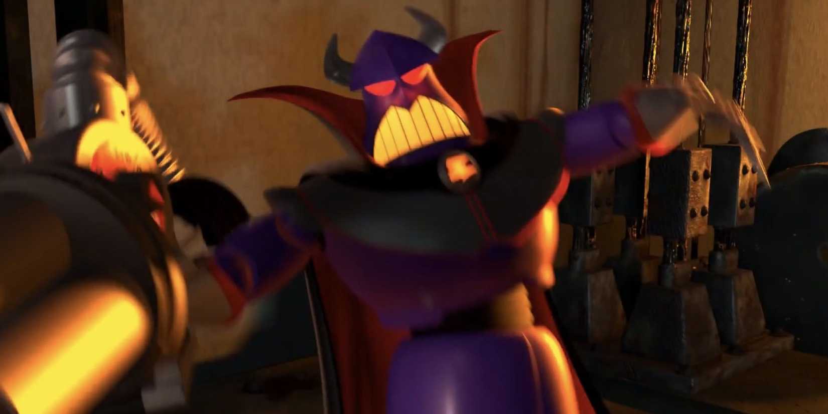 Zurg flailing in Toy Story 2