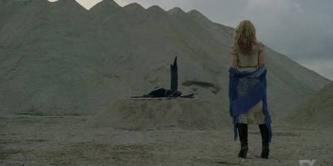 Misty at the stake in Coven