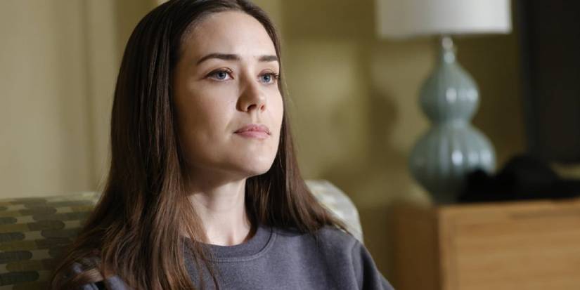 Jenny (Megan Boone) looking angry in Accused