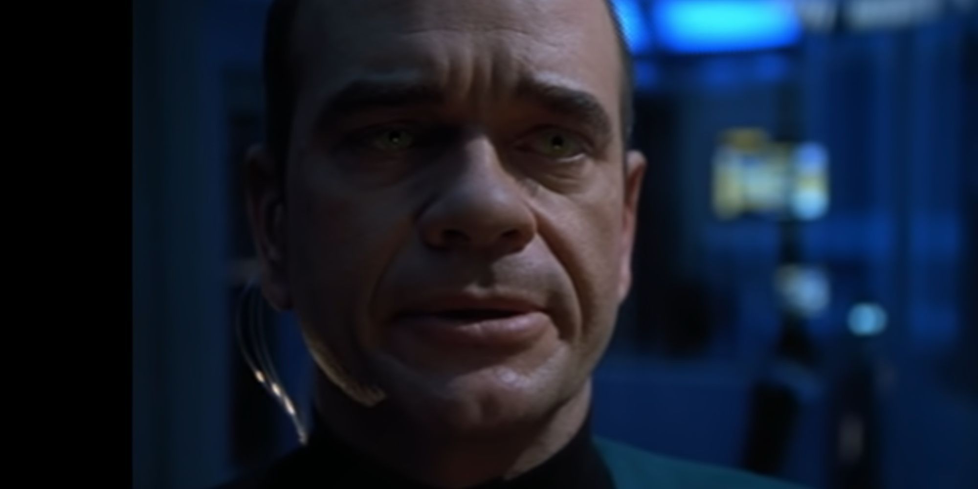 Robert Picardo as an incorrect interpretation of the EMH in Star Trek: Voyager