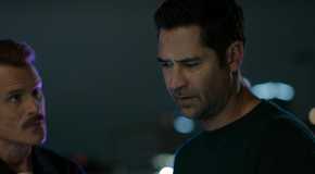 A police officer looks at Mickey in The Lincoln Lawyer season 3