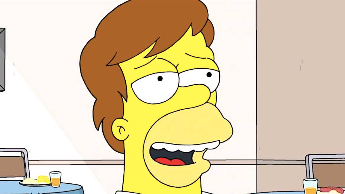 Simpsons Ripped Writer Homer Simpsons With Different Amounts Of Hair Created In 3D Simulation ...