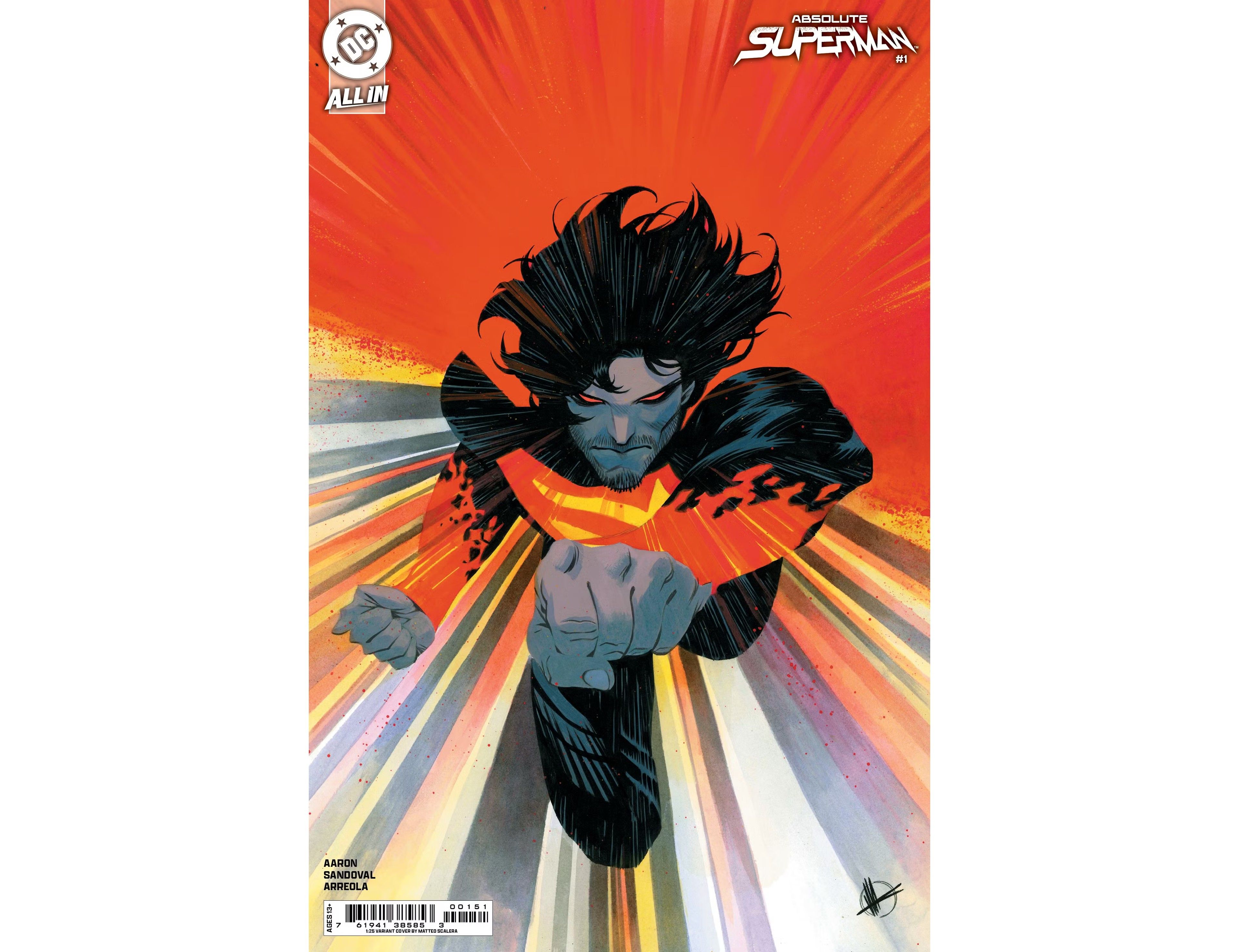 Absolute Superman's First Ever Fight Debuts His Explosive Heat Vision