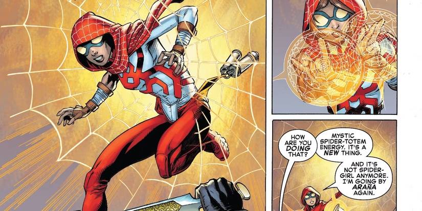 arana's magic powers in spider-verse