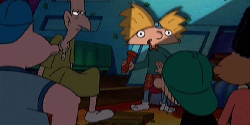 Arnold telling the story of the Headless Cabbie in Hey Arnold!