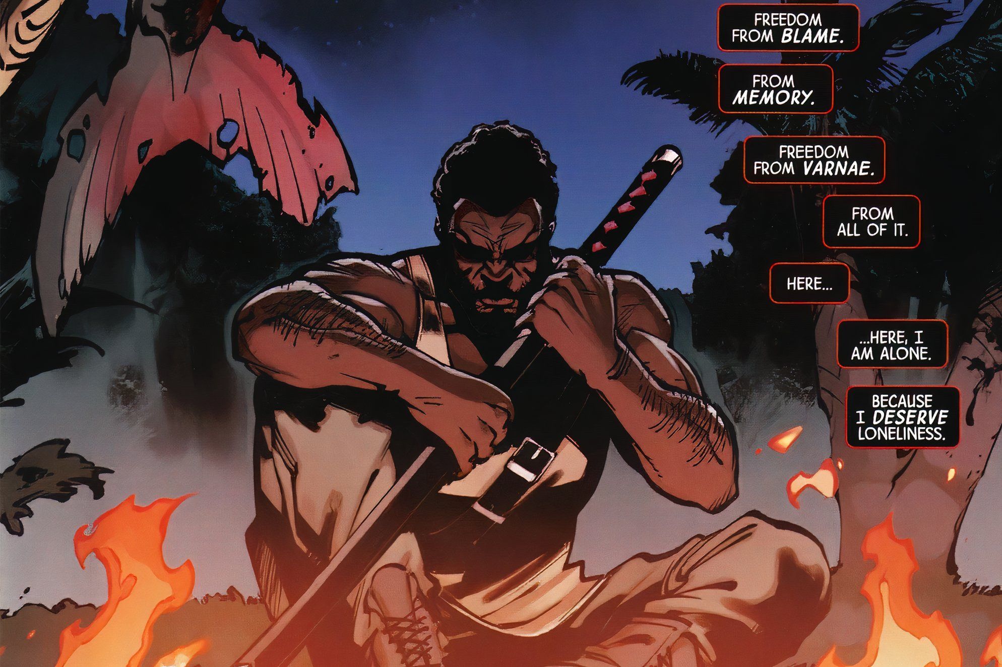 Blade Comic Achtergrond