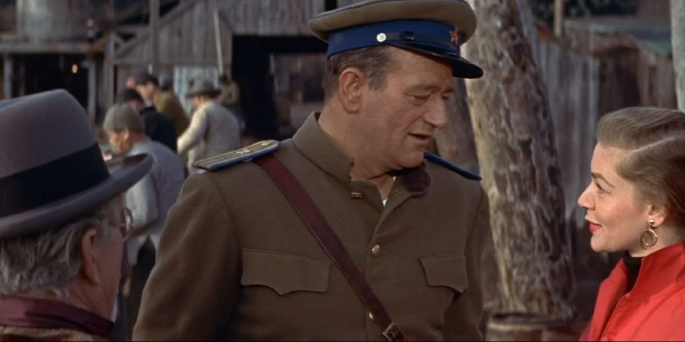 John Wayne y Robert Mitchum finalmente se unieron en El Dorado de 1966 después de años de dominar por separado el género occidental, y la espera valió la pena.