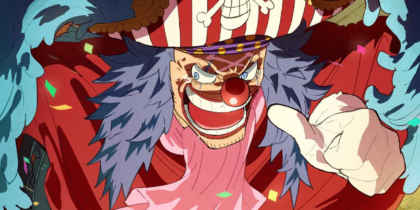 All of One Piece's Major Villains, Ranked 2 buggy from one piece smiling in official colored art