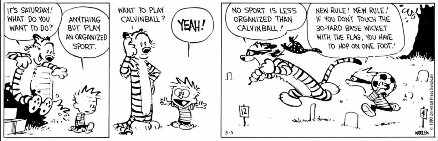 This Calvin and Hobbes Comic Finally Explained the Rules to Calvinball ...
