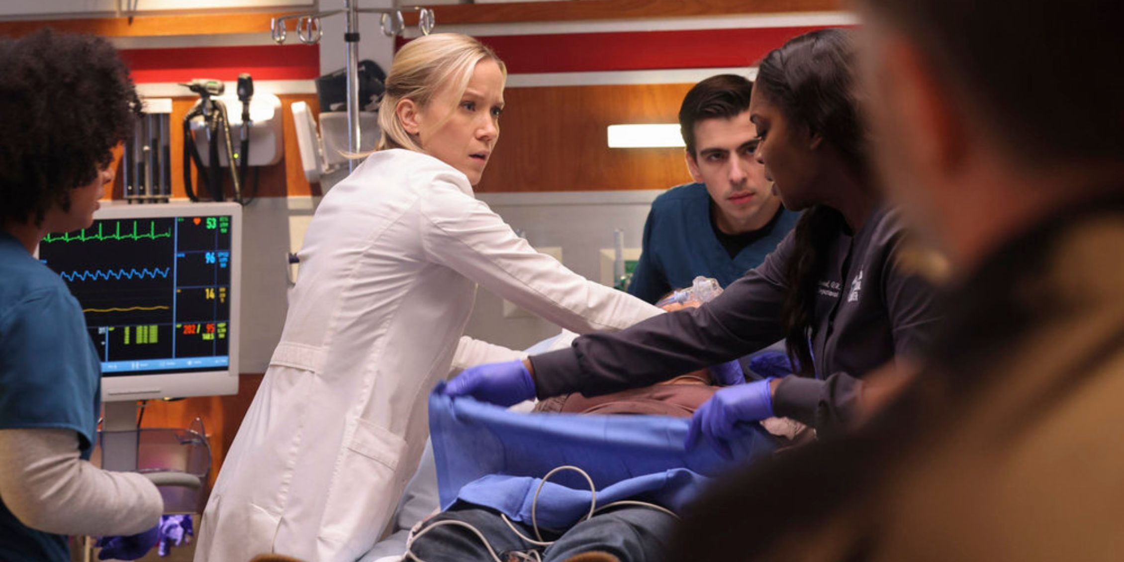 Hannah continues resuscitating a patient who is already gone on Chicago Med