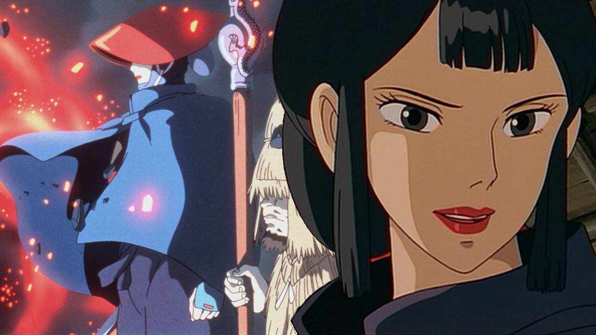 Anime, 80's Dark Fantasy Style, Pretty Woman, Fantasy Character, Princess,  Long Hair, Fashion, Sheer Clothing, Transparent, Beautiful, Gorgeous,  Elegant, Sleek, Feminine, Black, Grey, Silver, Light Pink, Pink, Dark Pink,  Gold, Yellow, White,, image size:1200x675