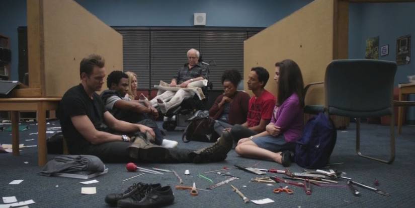 Estudo em grupo em Cooperative Calligraphy, episódio de Community.