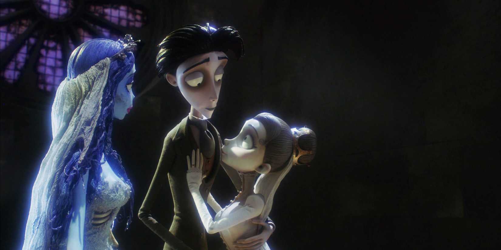 Corpse Bride Emily Victor and Victoria at the end