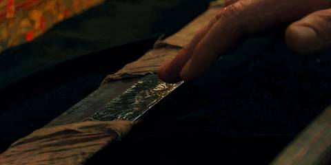 Dane Whitman about to touch the Ebony Blade in Eternals