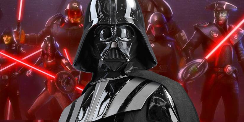 Darth Vader e Inquisidores em uma imagem personalizada de Star Wars