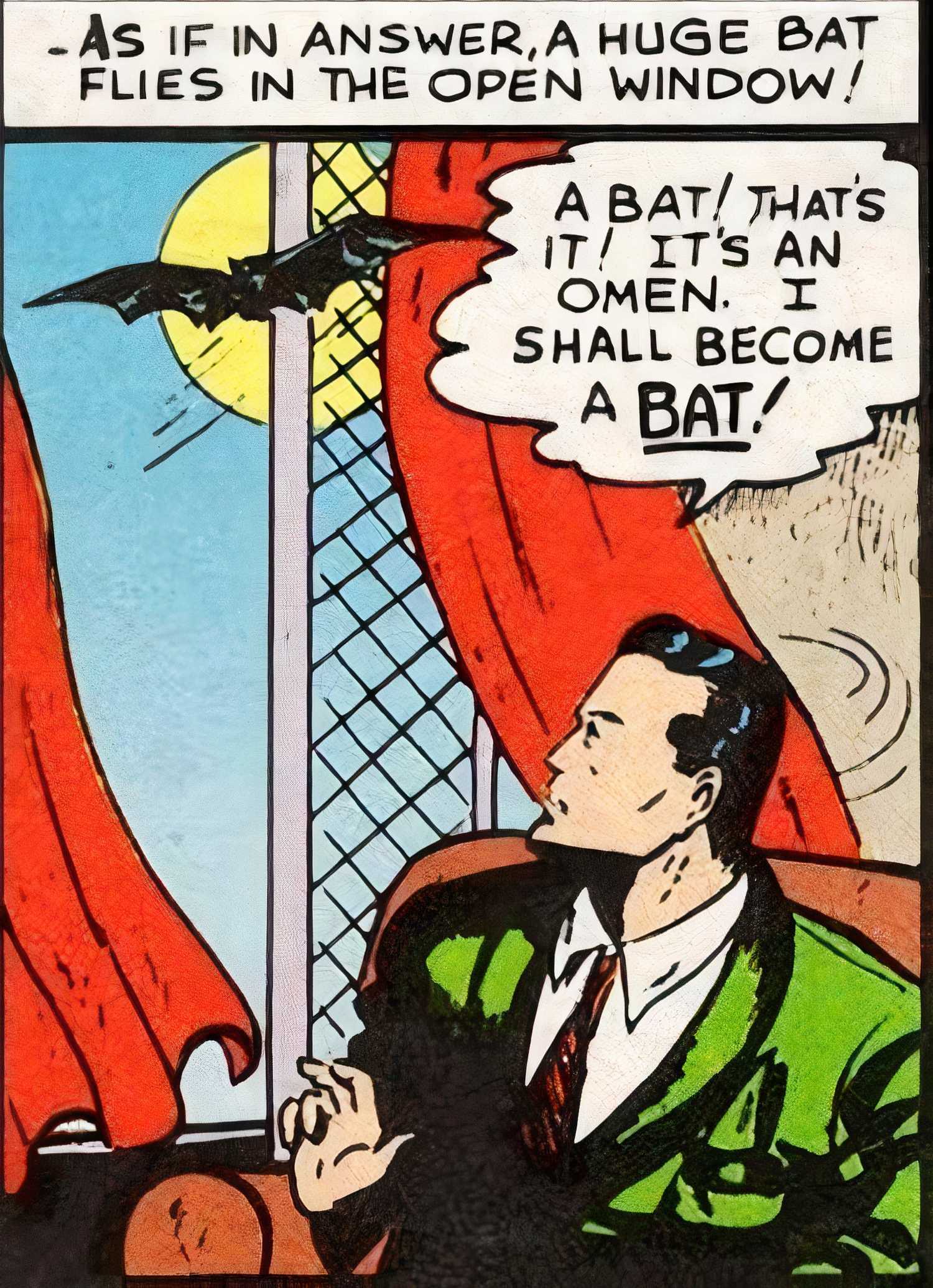 Bat Window Sun Absolute Batman's 'Bat' Origin Isn't Just Terrifying, It's Actually ...