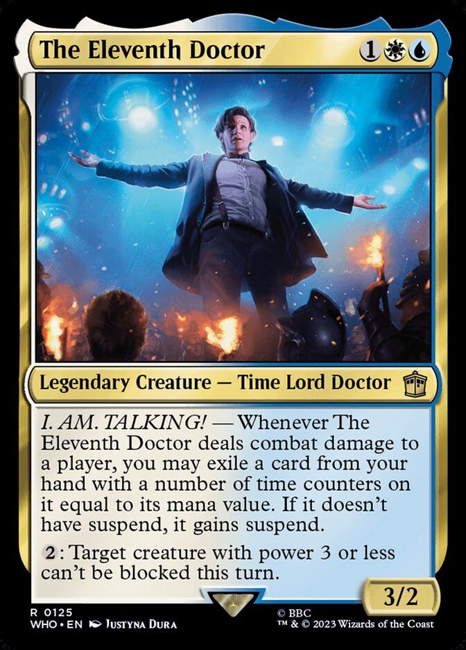 The Eleventh Doctor MTG card.