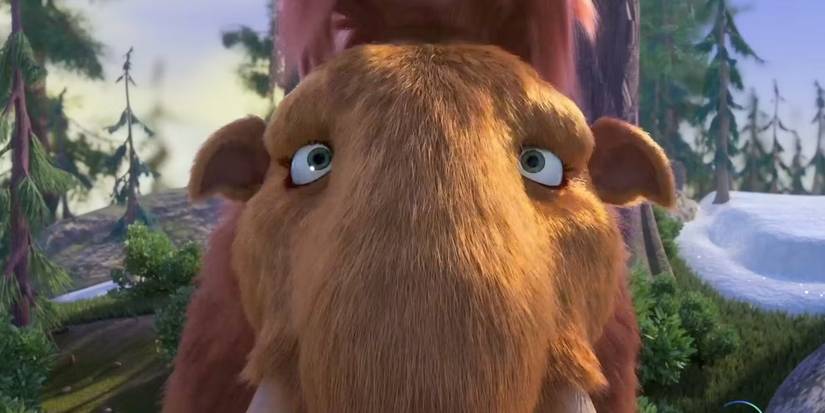 Ellie looking uncertain in The Ice Age Adventures Of Buck Wild
