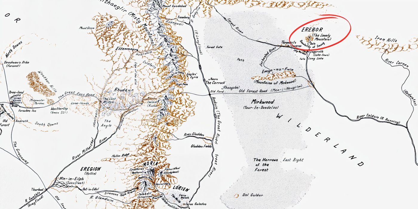 Explicación del mapa del Señor de los Anillos: todas las ubicaciones de la Tierra Media