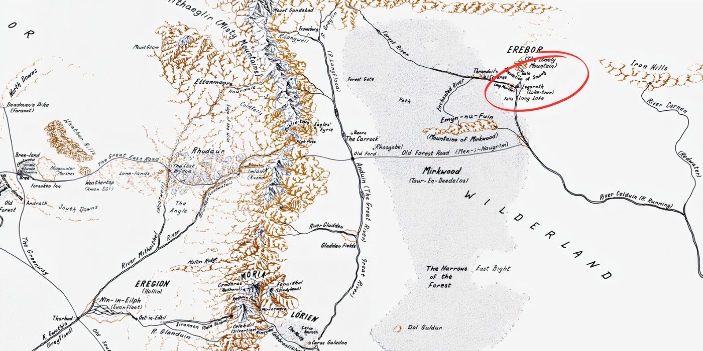 Explicación del mapa del Señor de los Anillos: todas las ubicaciones de la Tierra Media