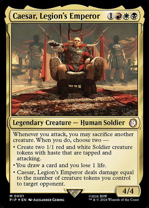 Ceasar, Legion's Emperor MTG card.