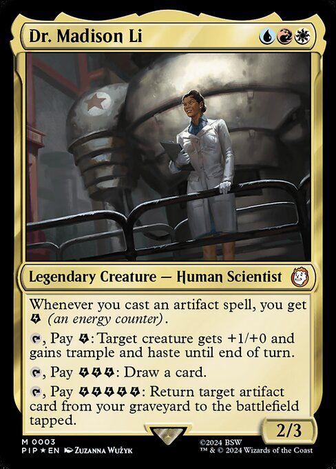 Dr. Madison Li MTG card.
