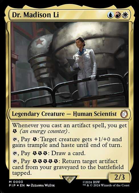 Dr. Madison Li MTG card.
