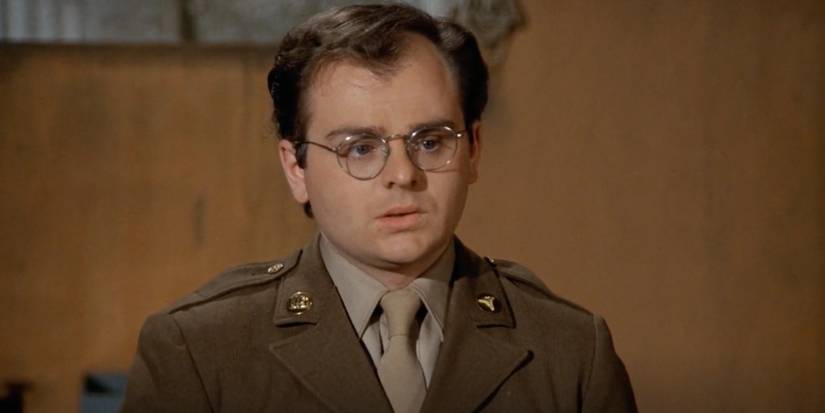 Gary Burghoff as Radar looking nervous in MASH episode "The Novacaine Mutiny"