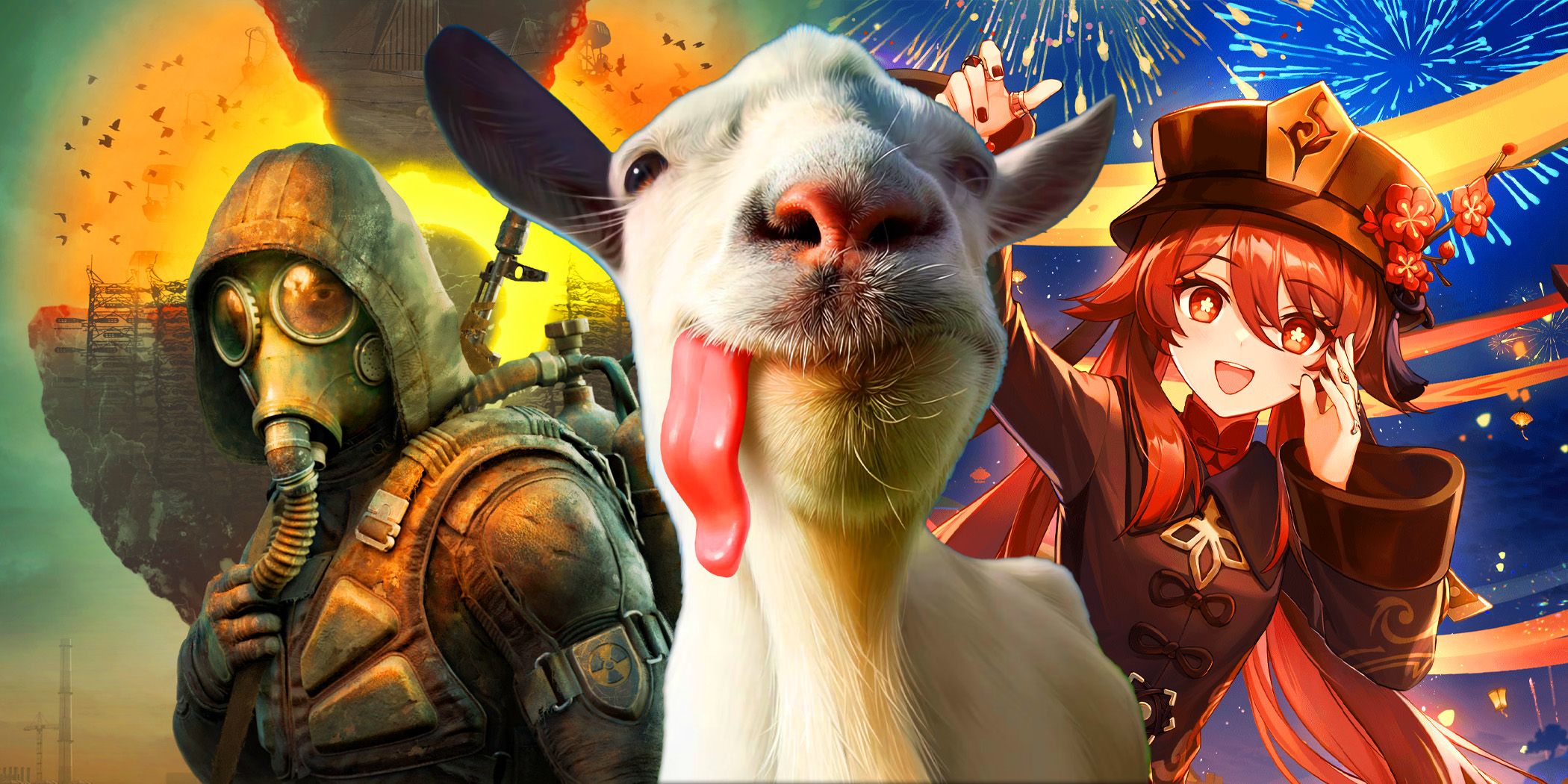 Genshin Impact, Goat Simulator Remastered и Stalker 2 Heart of Chornobyl