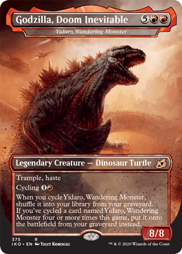 Godzilla, Doom invevitable MTG card.