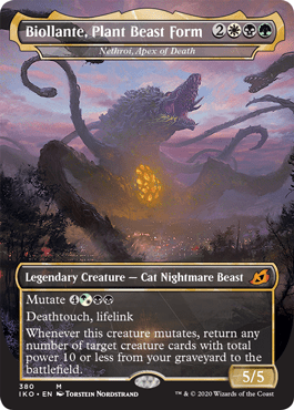 Biollante, Plant Beast Form MTG card.