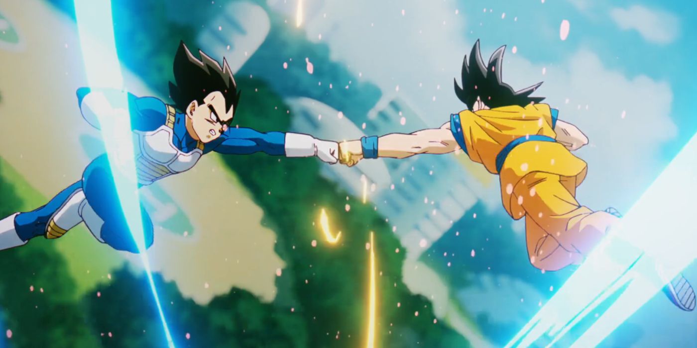 Daima le da a Goku su primera victoria oficial contra Vegeta