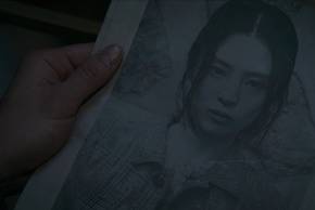 An old poster of Yoon Chae-ok in Gyeongseong Creature