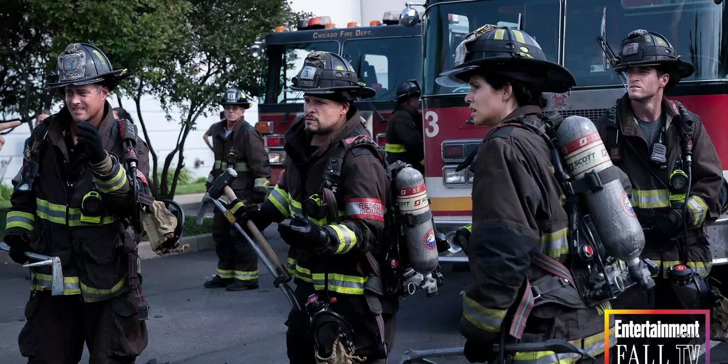 10 personajes despedidos del parque de bomberos 51 en el incendio de Chicago