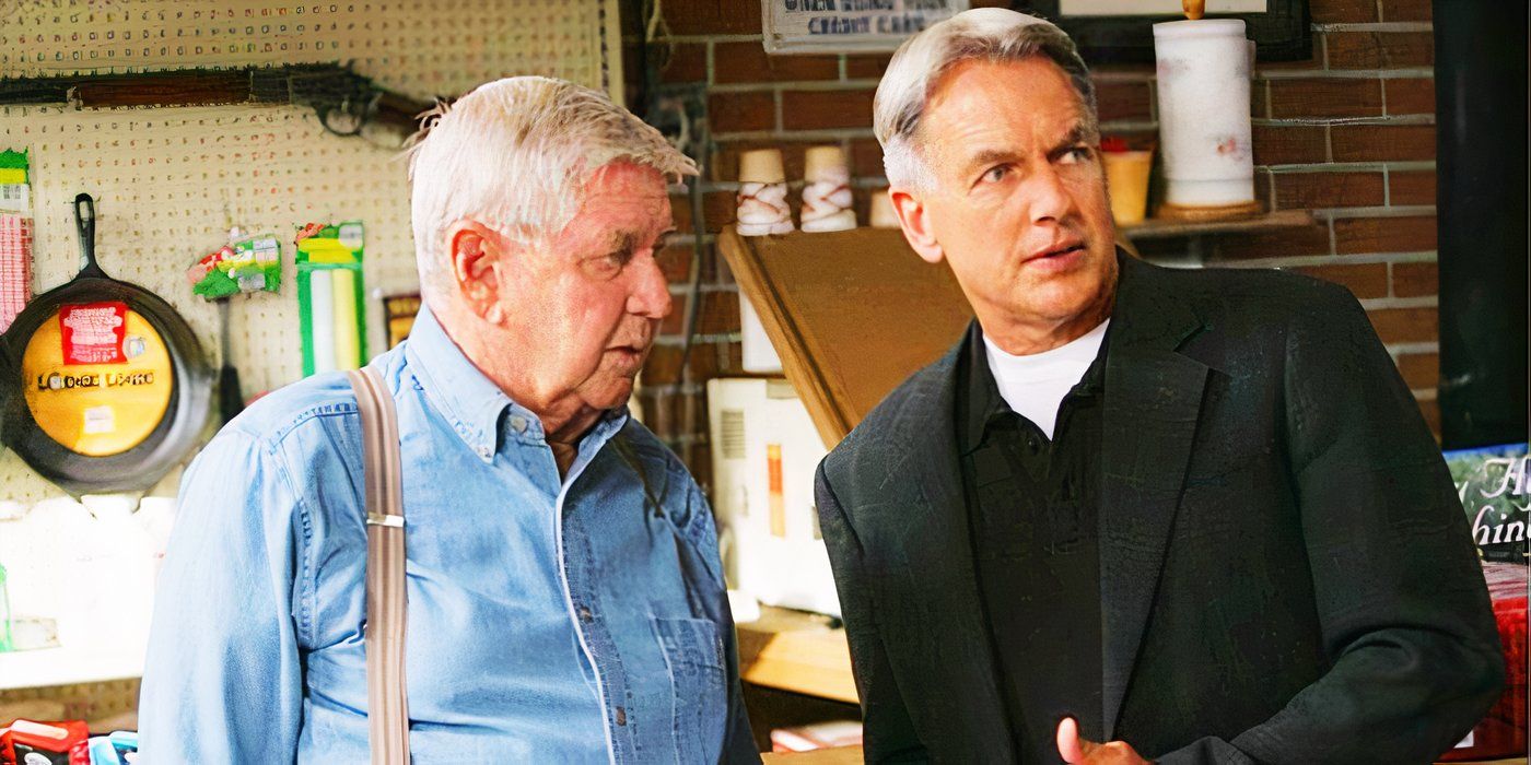 Jackson and Gibbs having a conversation in NCIS