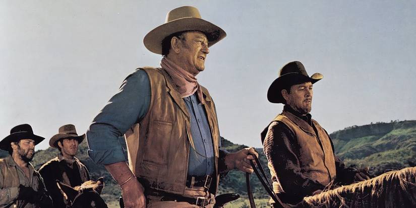 John Wayne and Ben Johnson from Chism