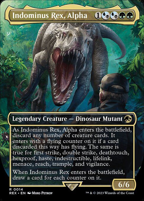 Indominous Rex, Alpha MTG card.