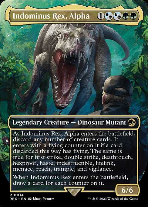 Indominous Rex, Alpha MTG card.