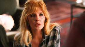 Kelly Reilly crying as Beth Dutton in Yellowstone season 5 part 2