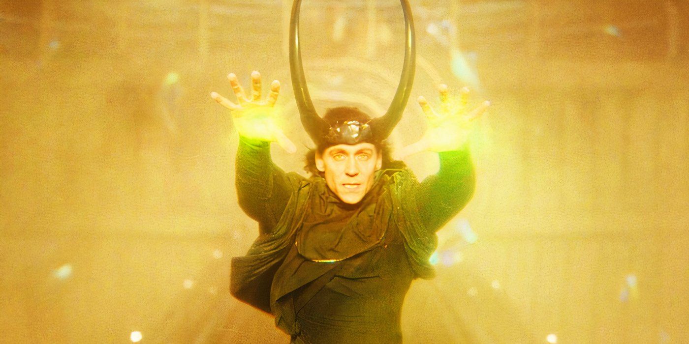 Loki destroying the Temporal Loom with magic in Loki season 2