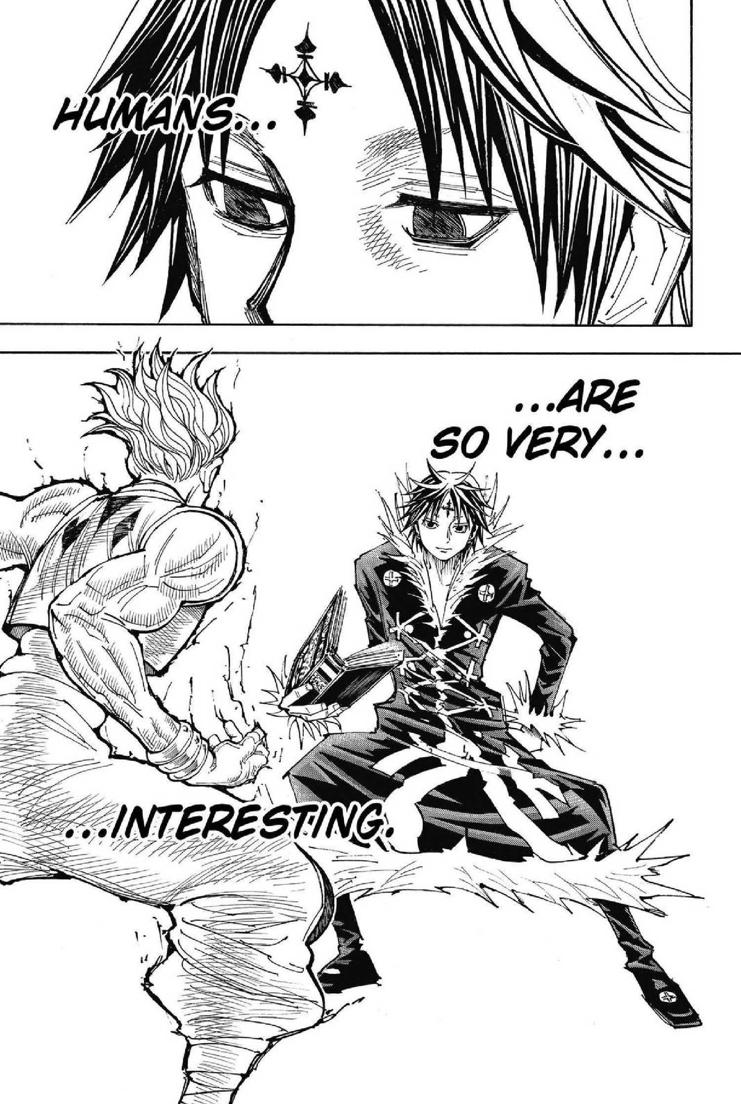 15 Most Iconic Manga Panels Of All Time 3 manga panel of Chrollo and Hisoka fighting
