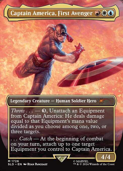 Captain America, First Avenger MTG card.