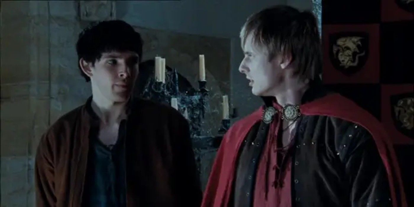 Merlin and Arthur in the Merlin episode 