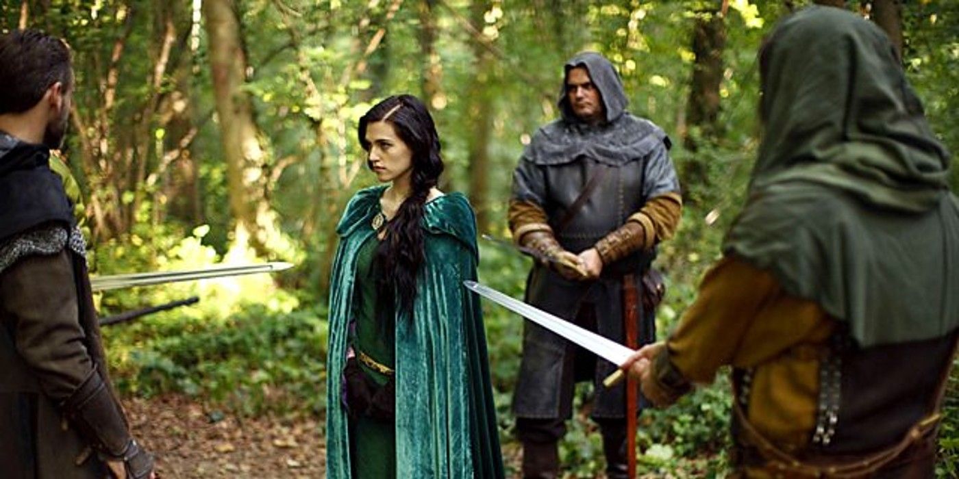 Morgana in the Merlin episode 