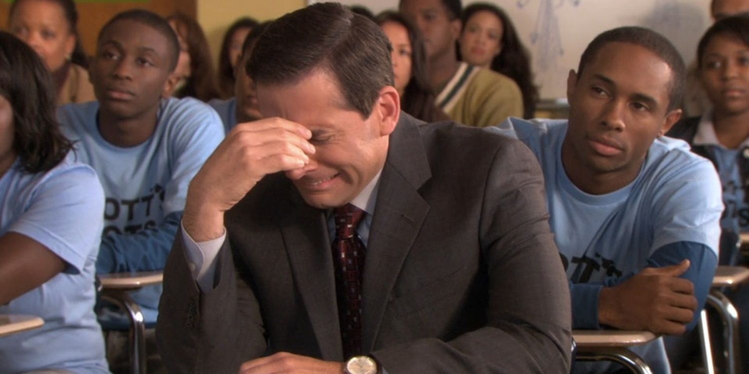 Michael crying in The Office 'Scott's Tots'