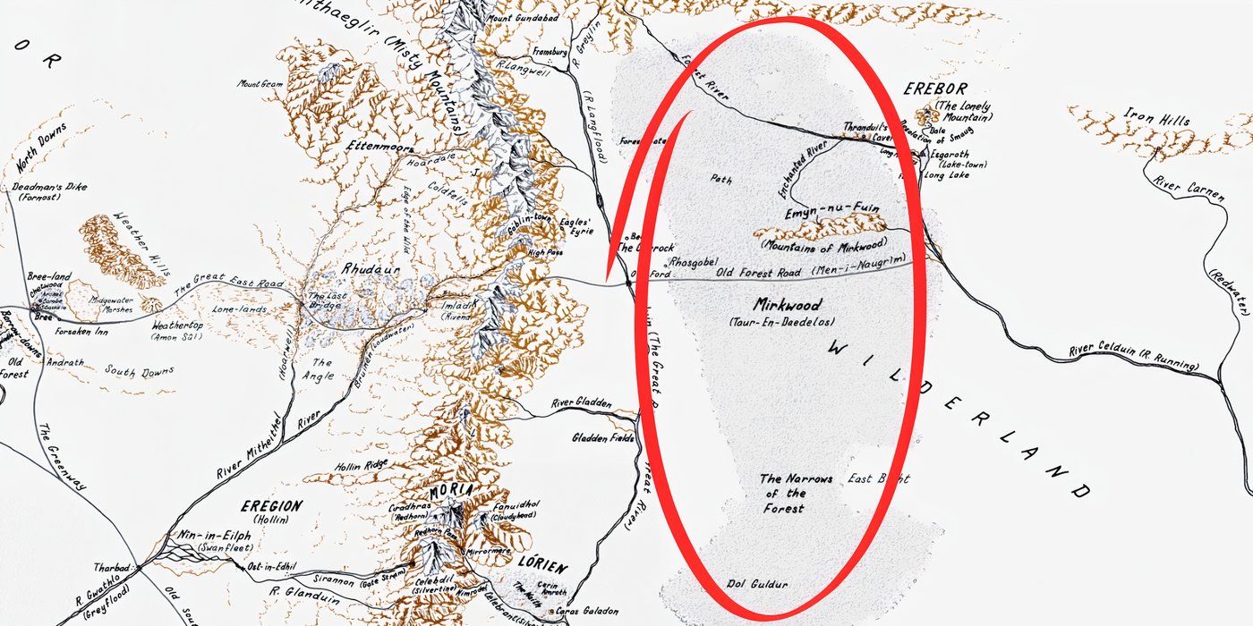 Explicación del mapa del Señor de los Anillos: todas las ubicaciones de la Tierra Media