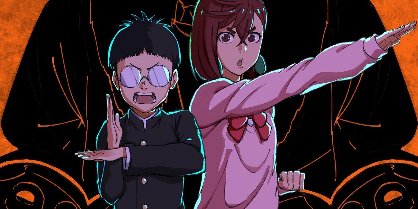 Момо и Окарун из Dandadan, рисунок аниматора